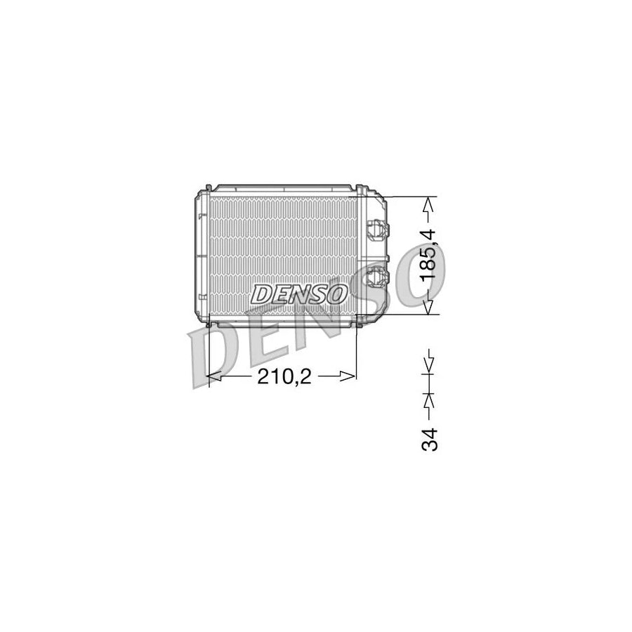 Denso DRR23014 Drr23014 Heater Matrix For Renault Espace Iv (Jk) | ML Performance UK