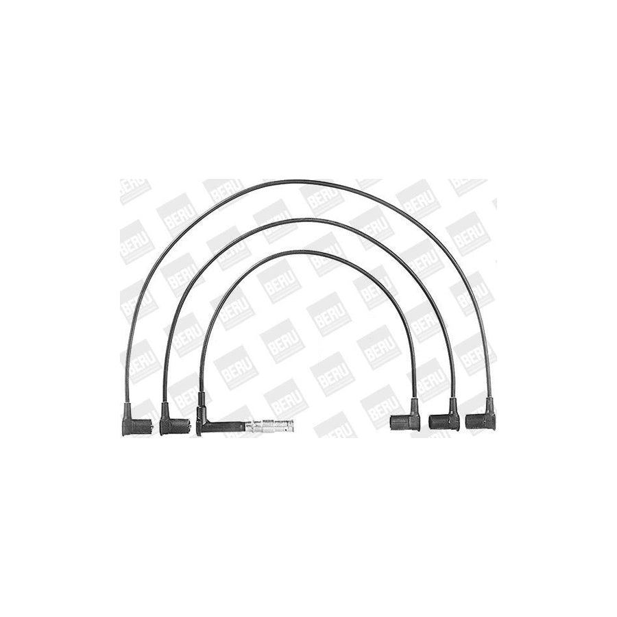 Beru ZEF598 Ignition Cable Kit Suitable For Mercedes-Benz Sl Convertible (R129)