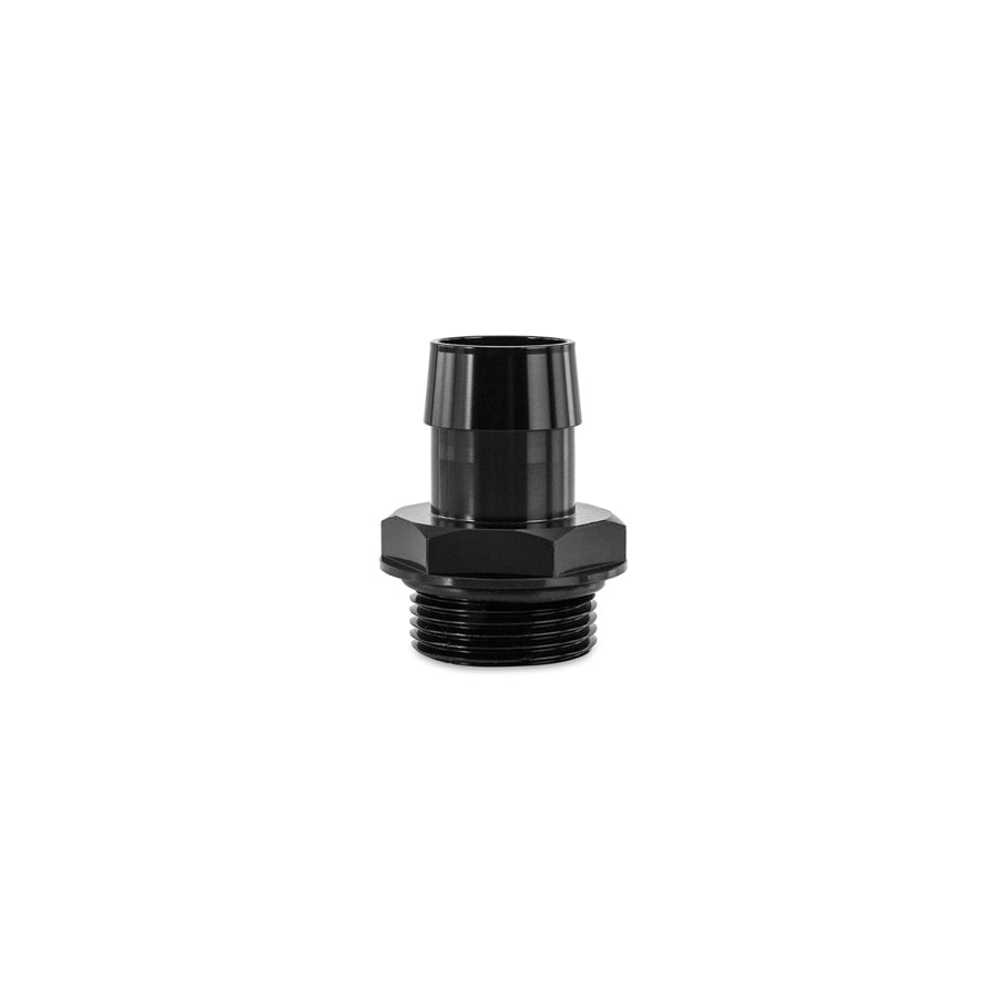 Mishimoto MMFT-16ORB-1BK -16ORB to 1in. Hose Barb Aluminum Fitting - Black