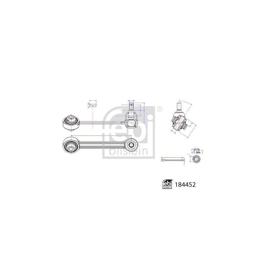 Febi Bilstein 184452 Suspension Arm For Kia Sedona II (Vq)