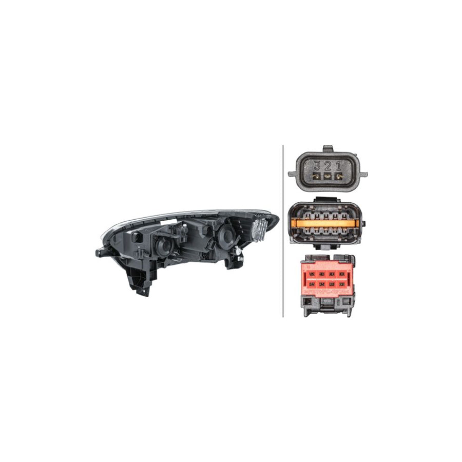 Hella 1LL 011 770-881 Headlight For Renault Kadjar (HA_, HL_)