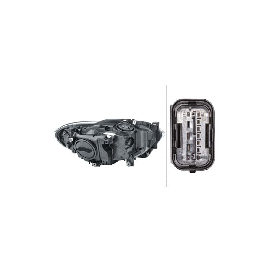 HELLA 1EG 010 741-071 Faro anteriore per BMW Serie 1 Sx
