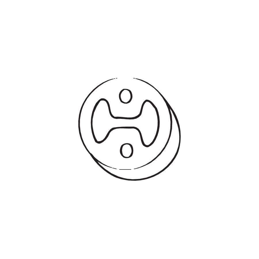 Bosal 255-393 Rubber Strip, Exhaust System