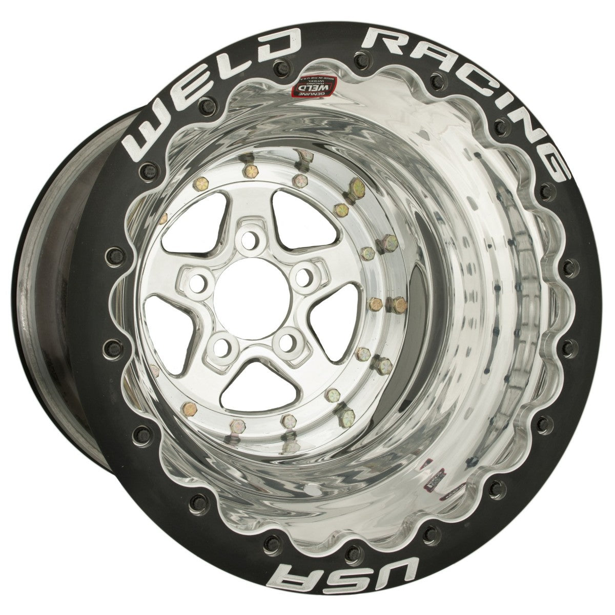 Weld 88-616278UB Alumastar Wheel 16x16 5x4.75 ET-114 BS4 Polished Center - Polished Shell