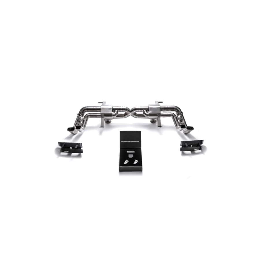Armytrix AUR13-DC22 Titanium Valvetronic Exhaust System Audi R8 V10 5.2L FSI 2016-2021 with Dual Carbon Fiber | ML Performance UK UK Car Parts