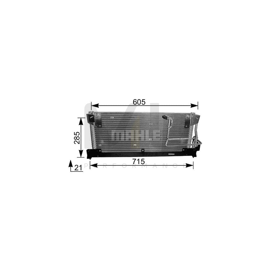 MAHLE ORIGINAL AC 214 000S Air conditioning condenser with seal ring, without dryer | ML Performance Car Parts