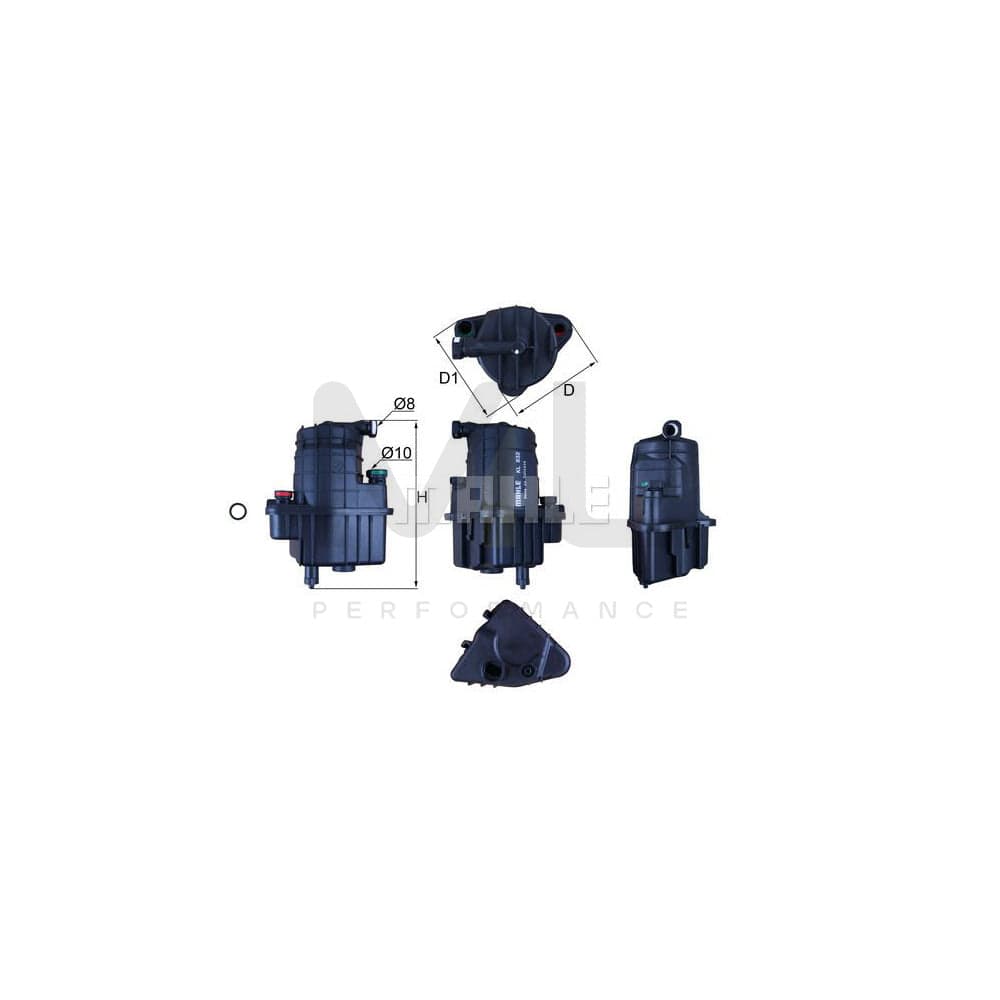 MAHLE ORIGINAL KL 832D Fuel filter In-Line Filter | ML Performance Car Parts