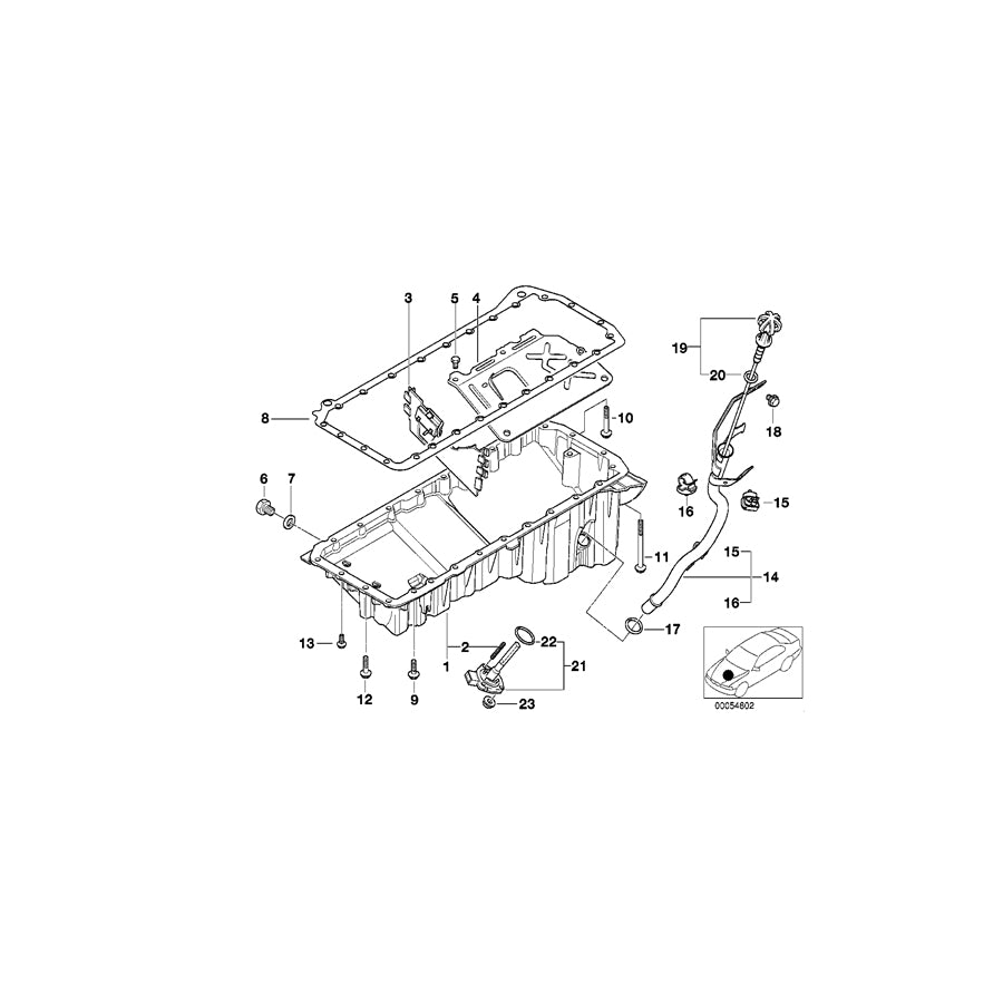 Genuine BMW 11132246913 E46 E39 Splash Plate (Inc. 530d, 330d & 525d) | ML Performance UK Car Parts