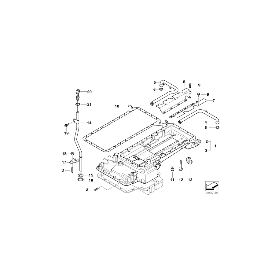 Genuine BMW 11137831014 E39 E52 Gasket Steel (Inc. M5, ALPINA V8 & Z8) | ML Performance UK Car Parts
