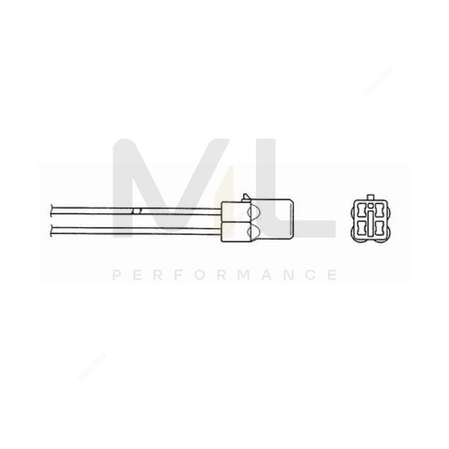 NTK Lambda Sensor - Oxygen / O2 Sensor OZA743-EE1 (NGK 97037) | ML Car Parts UK | ML Performance