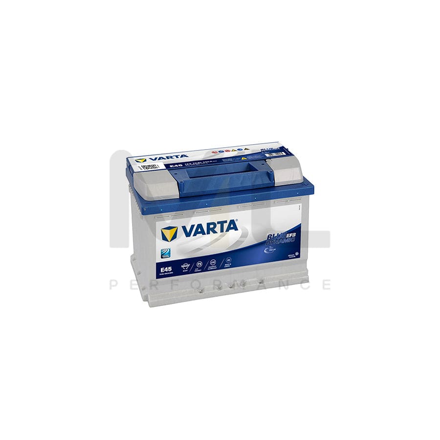 Varta N70 Type 096 Blue Dynamic EFB Car Battery 12V 70Ah 570500076 – ML  Performance