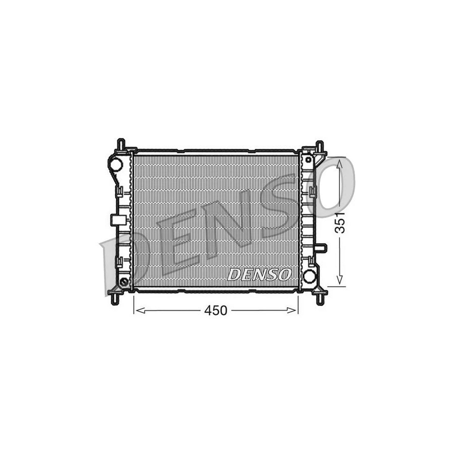 Denso DRM10050 Drm10050 Engine Radiator For Ford Focus | ML Performance UK