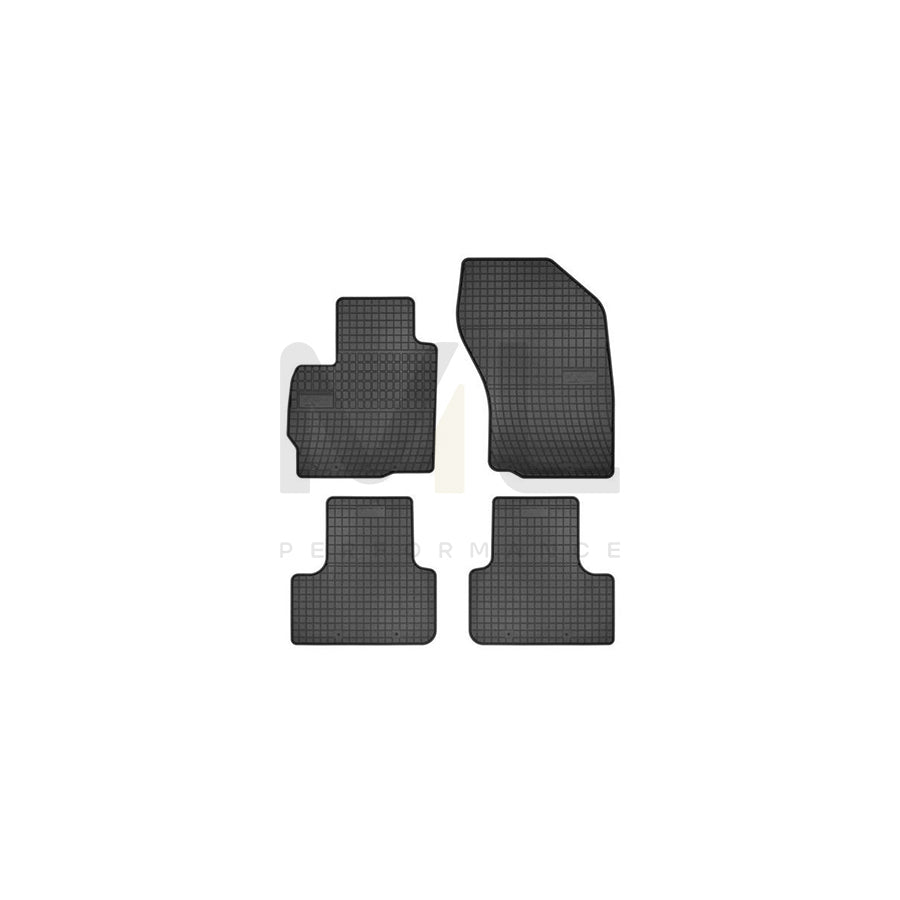 FROGUM Tailored 0480 Floor mat set Elastomer, Front and Rear, Quantity: 4, Black | ML Performance Car Parts