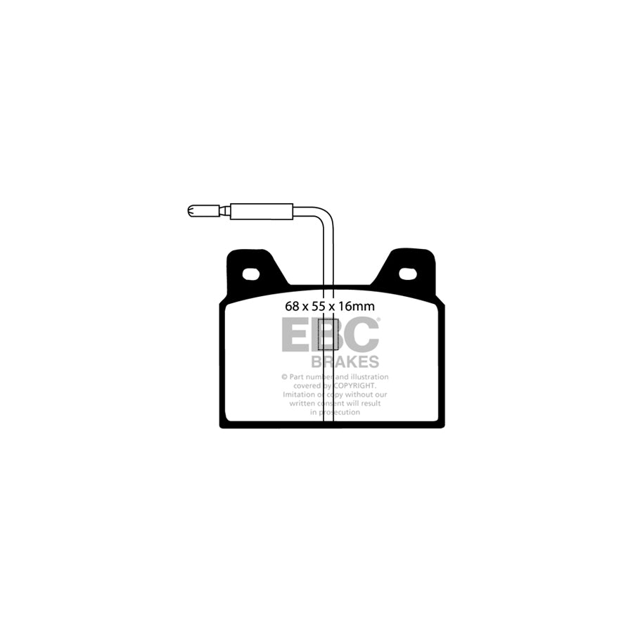EBC PD40K1522 Peugeot Talbot Ultimax Pad & Plain Disc Kit - ATE Caliper (Inc. 505, 604, Tagora) 3 | ML Performance UK Car Parts