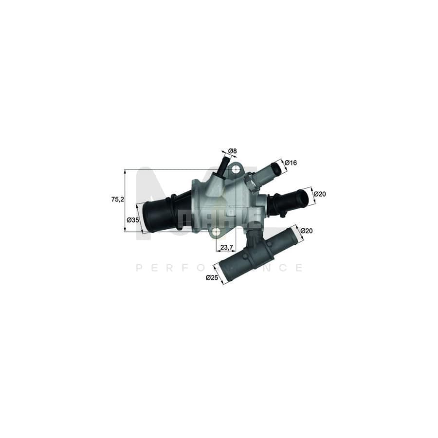 MAHLE ORIGINAL TM 8 105 Engine thermostat for VW PASSAT Opening Temperature: 105��C, with seal | ML Performance Car Parts