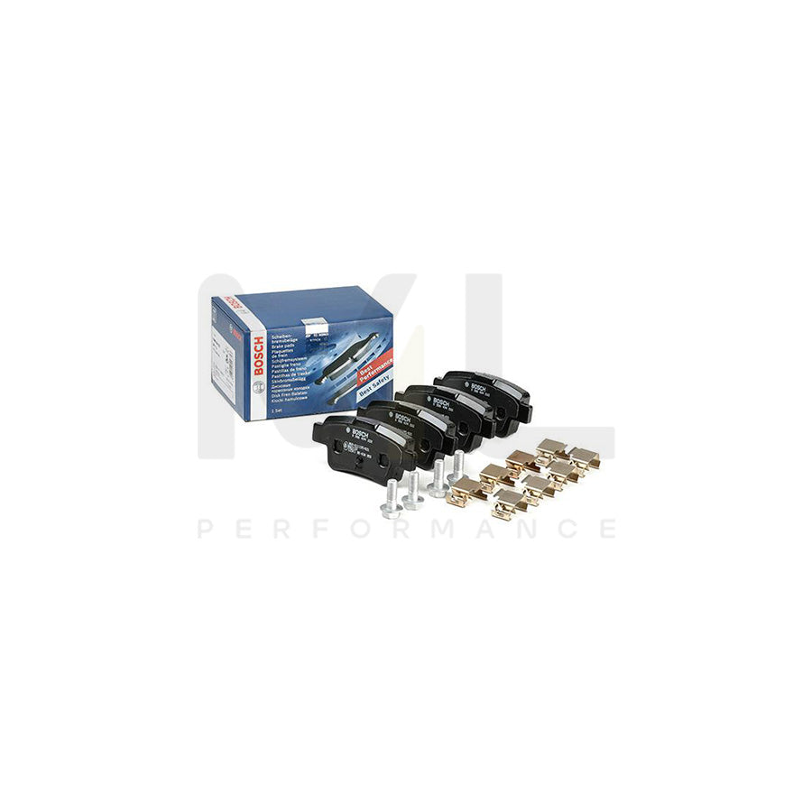 Bosch 0986494222 Brake Pad Set With Anti-Squeak Plate, With Bolts/Screws, With Accessories, With Spring BP1174 | ML Performance Car Parts