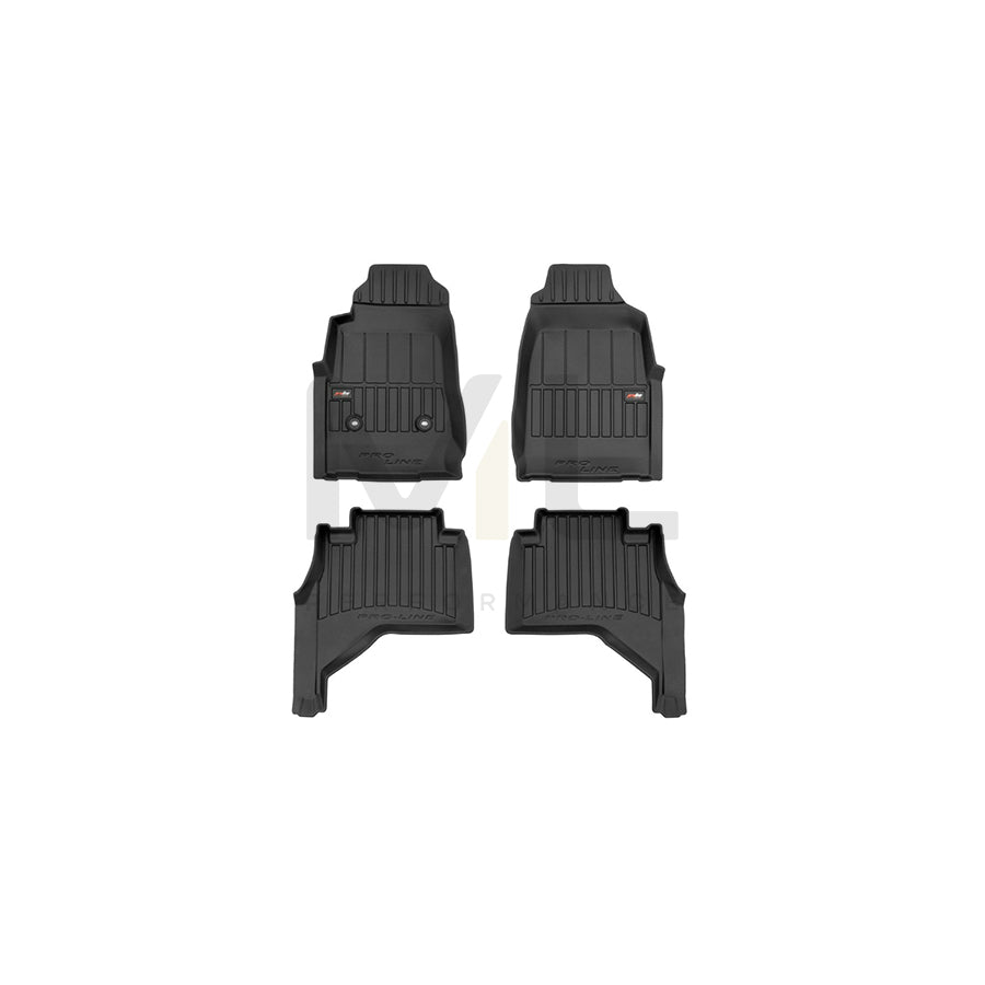 FROGUM Tailored, ProLine 3D426153 Floor mat set for ISUZU D-MAX Elastomer, Front and Rear, Quantity: 4, Black | ML Performance Car Parts