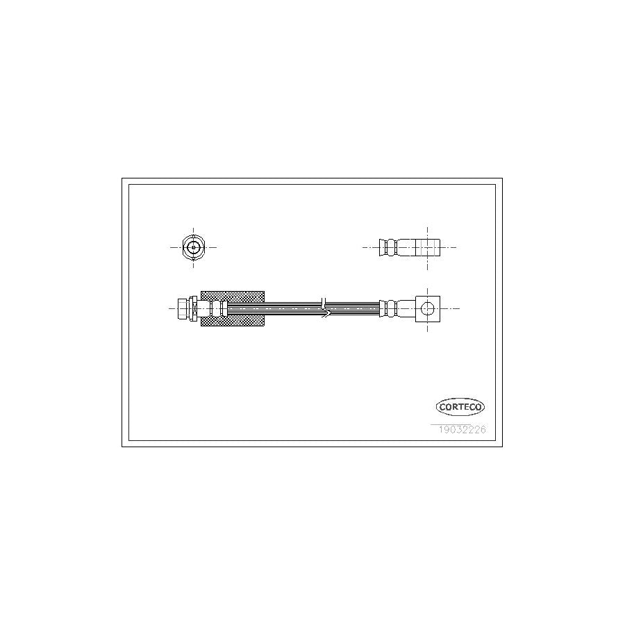 Corteco 19032226 Brake Hose For Ford Mondeo | ML Performance UK