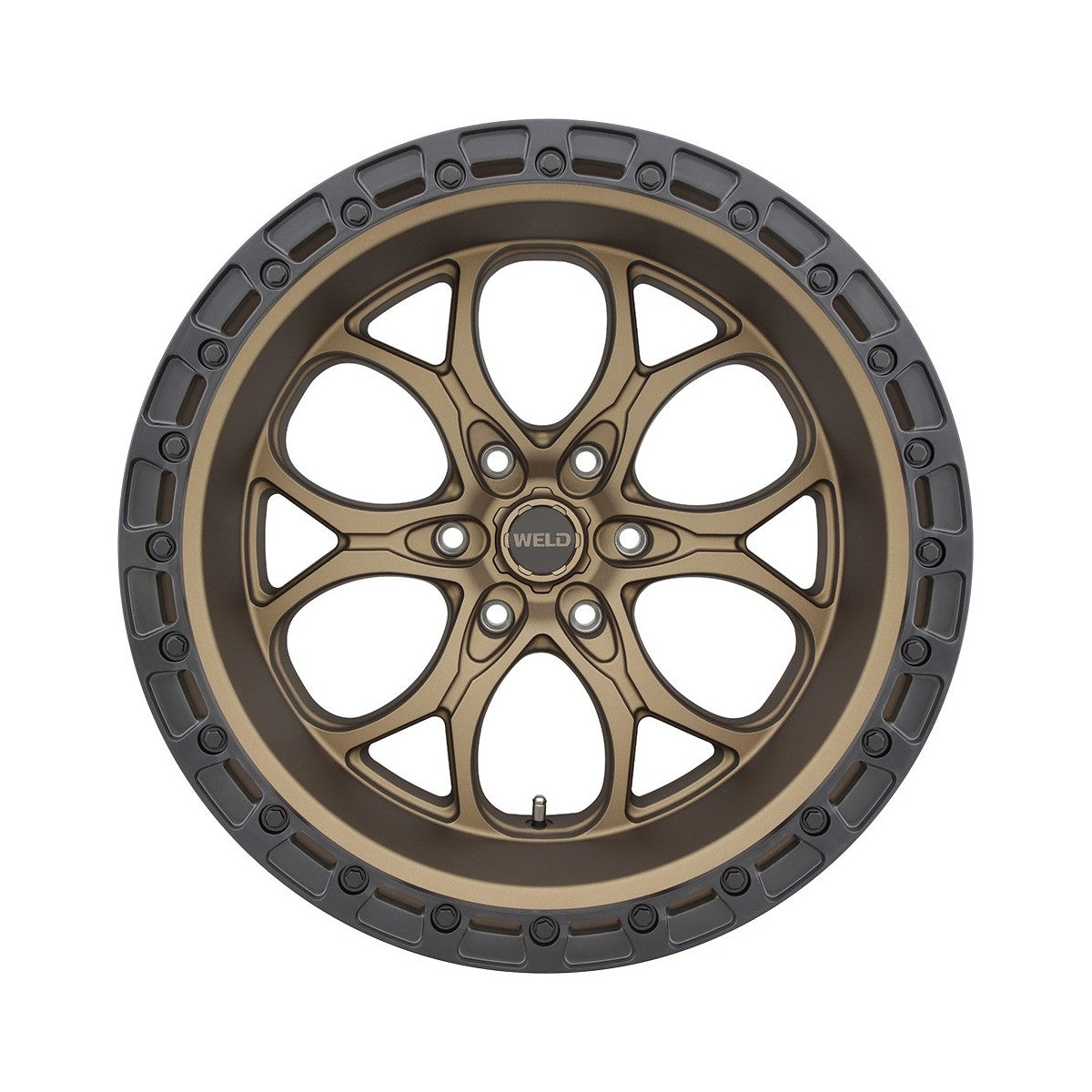 Weld W10600084475 Ledge 6 W106 Wheel 20x10 6x139.7 ET-18 BS4.75 Satin Bronze - Satin Black
