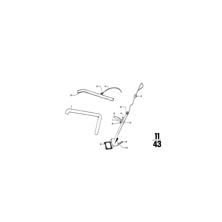 Genuine BMW 11151259450 Vent Hose (Inc. 2002turbo) | ML Performance UK Car Parts