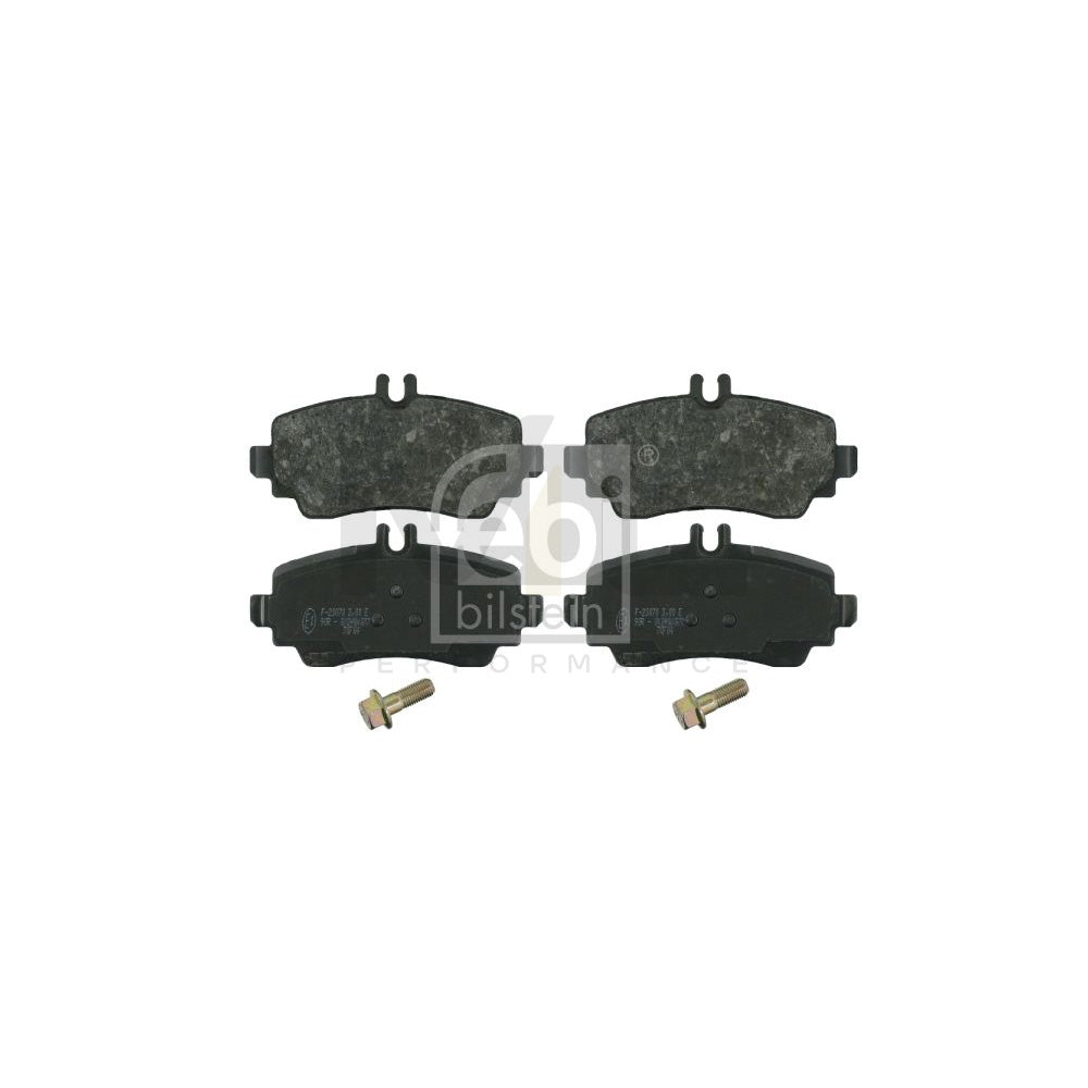 Febi Bilstein 16373 Brake Pad Set Suitable For Mercedes-Benz A-Class (W168) Front Axle, Prepared For Wear Indicator, With Bolts/Screws | ML Performance Car Parts