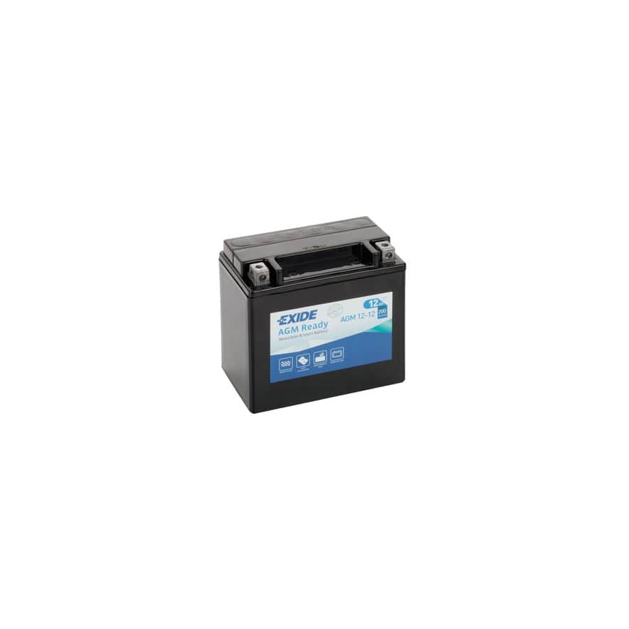 Exide AGM12-12 Motorcycle Battery 12V | ML Performance UK Car Parts