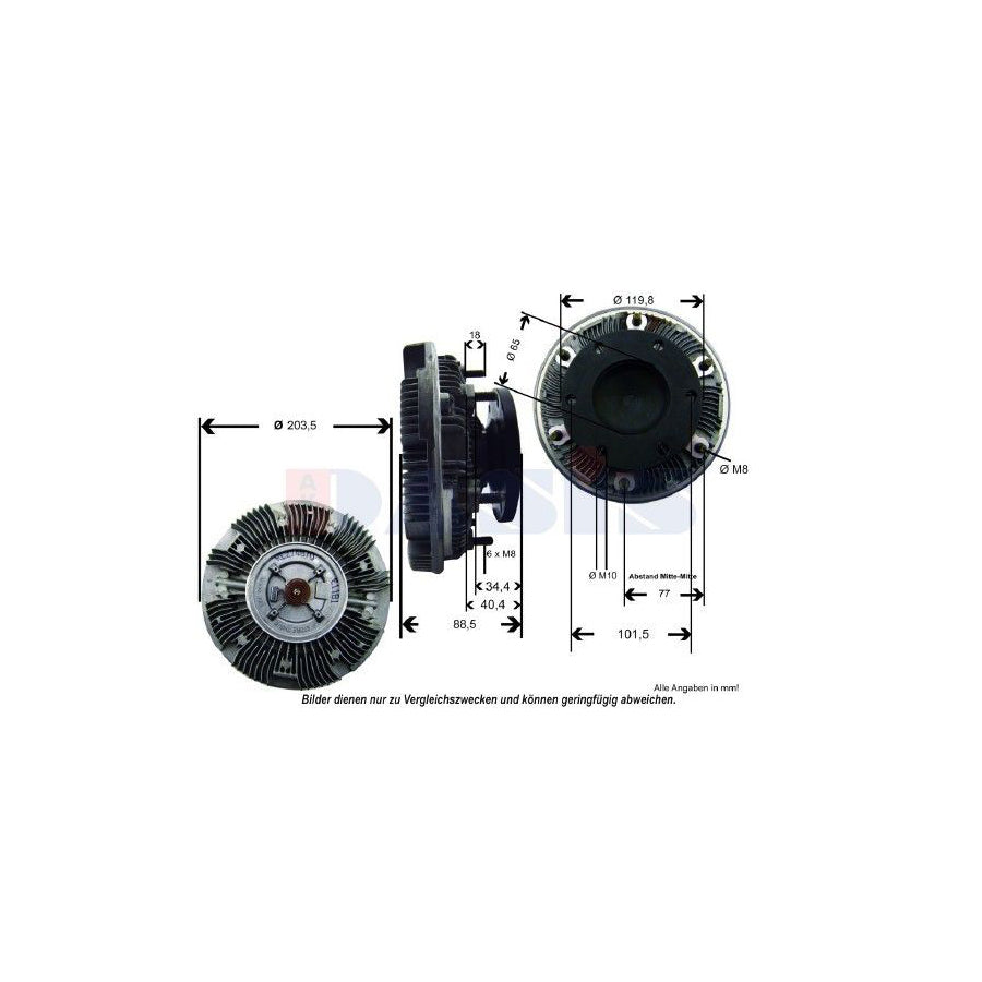 AKS Dasis 448015N Fan Clutch | ML Performance UK