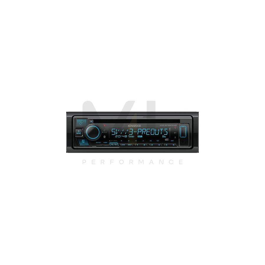 KENWOOD KDC-BT950DAB Car stereo 1 DIN, LCD, 14.4V, AAC, FLAC, MP3, WAV, WMA, with mounting tools | ML Performance Car Parts