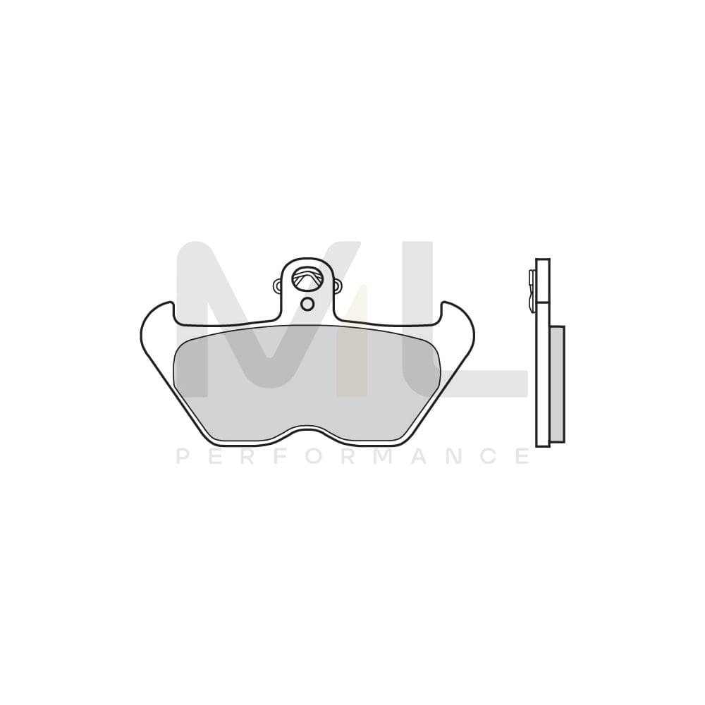 Brembo Carbon Ceramic, Road 07Bb2407 Brake Pad Set Front And Rear | ML Performance Car Parts