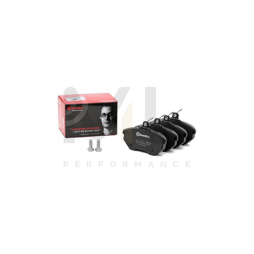 Brembo P 85 011 Brake Pad Set Excl. Wear Warning Contact, With Brake Caliper Screws | ML Performance Car Parts