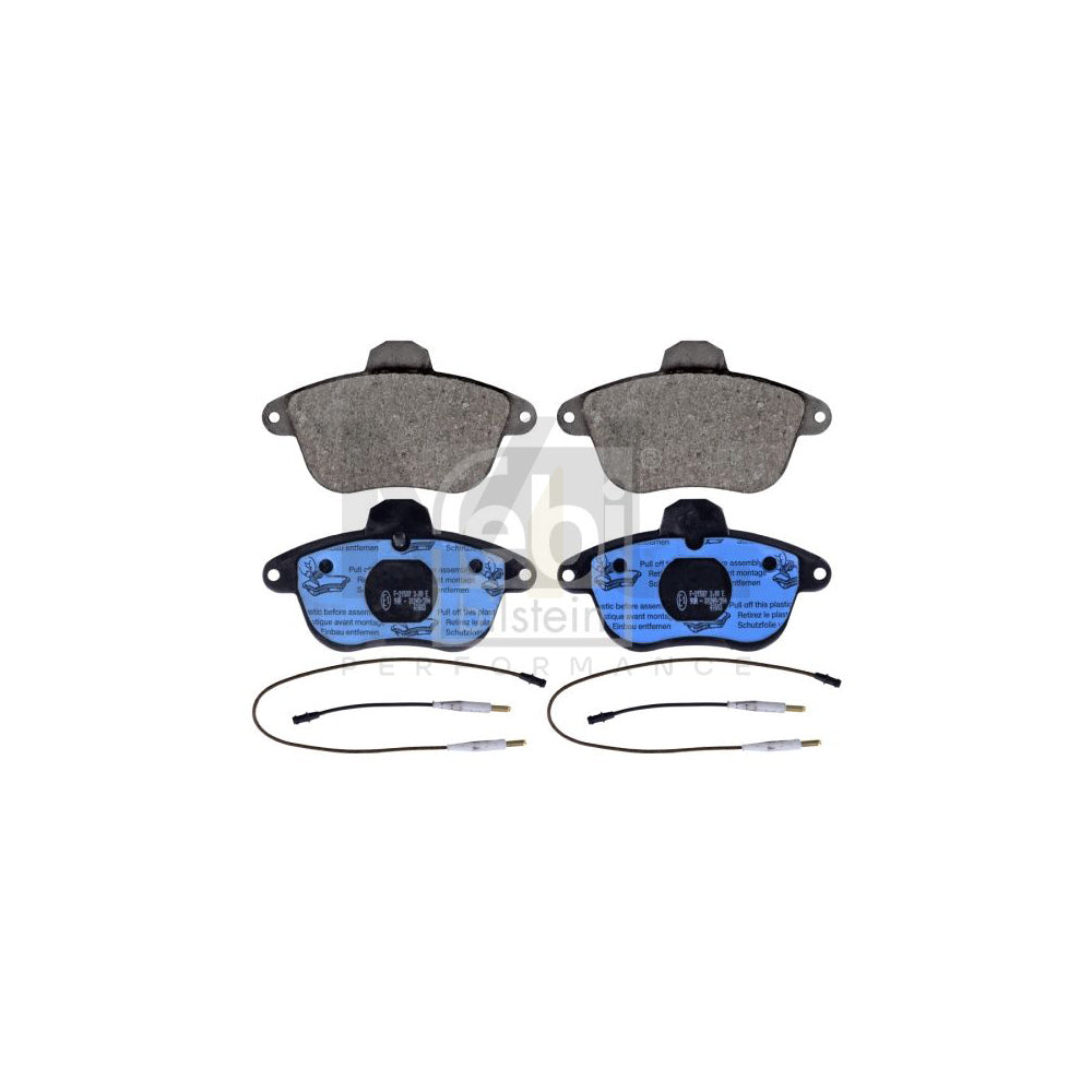 Febi Bilstein 116038 Brake Pad Set Incl. Wear Warning Contact | ML Performance Car Parts