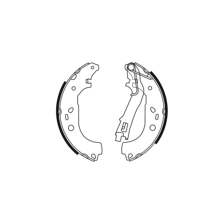 ABE C0C021ABE Brake Shoe Set