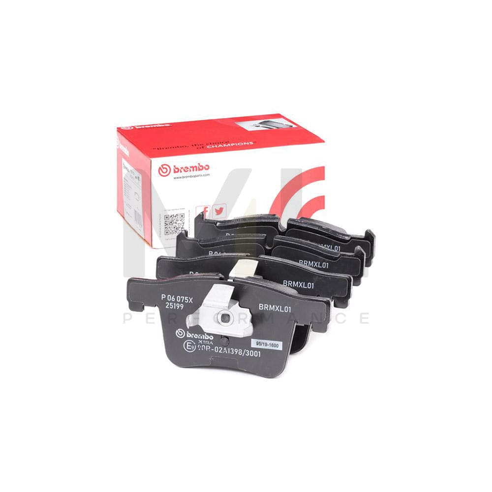 Brembo P 06 075X Brake Pad Set Prepared For Wear Indicator | ML Performance Car Parts