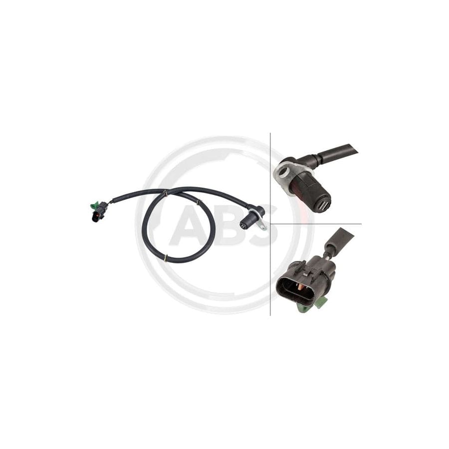 A.B.S. 31630 ABS Sensor for MITSUBISHI Pajero / Shogun IV (V80) | ML Performance UK Car Parts