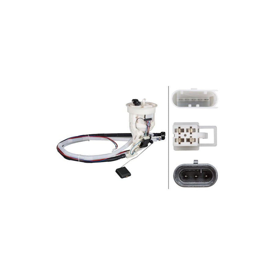 8TF 358 146-301 HELLA Brandstofpomp Electrisch, met montage 8TF 358 146-301 HELLA Brandstofpomp Electrisch, met montage