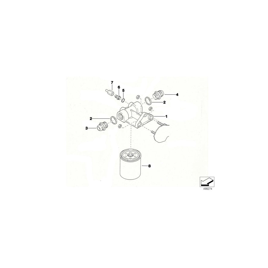 Genuine BMW 11402271393 Connector 919-22X1,5-D12 (Inc. E36 318iS) | ML Performance UK Car Parts