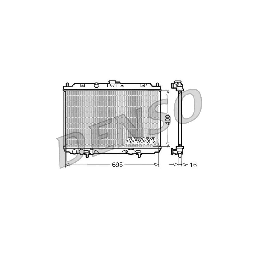 Denso DRM46013 Drm46013 Engine Radiator For Nissan Almera Tino (V10) | ML Performance UK