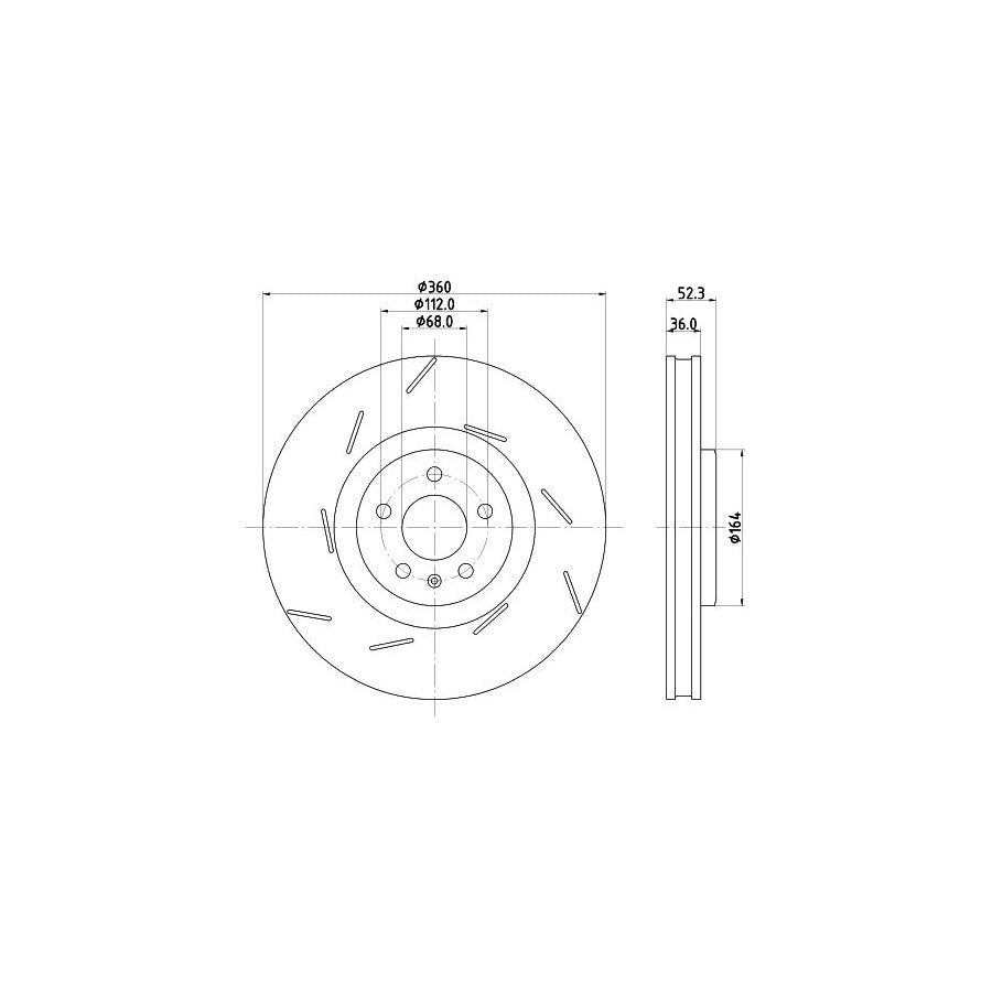 Hella 8ML 376 723-091 Intercooler For BMW 3 Series