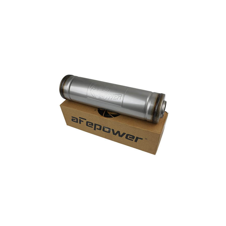 aFe 49M30048 2-1/2 IN ID Center/Center x 5 IN Dia. x 18 IN L - Round Body Muffler | ML Performance UK Car Parts