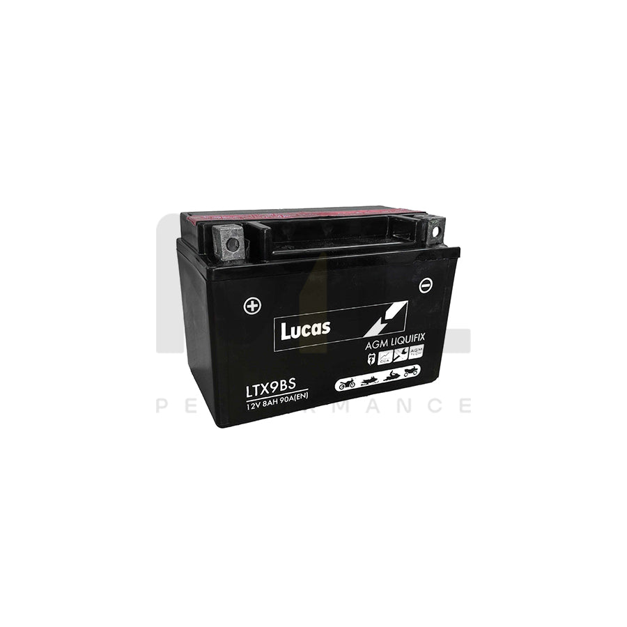 LTX9-BS Lucas Motorbike Battery LTX9BS | Car Batteries UK | ML Performance Car Parts