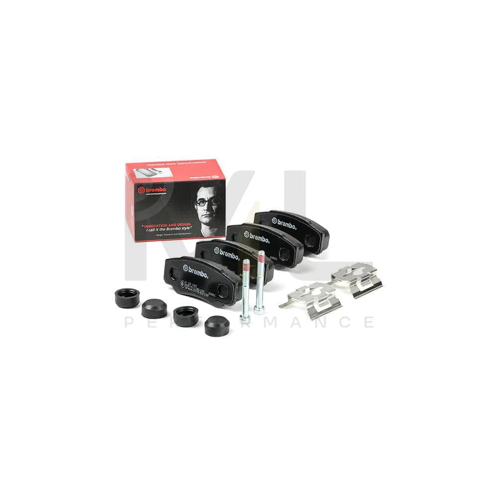 Brembo P 23 093 Brake Pad Set Excl. Wear Warning Contact, With Brake Caliper Screws | ML Performance Car Parts