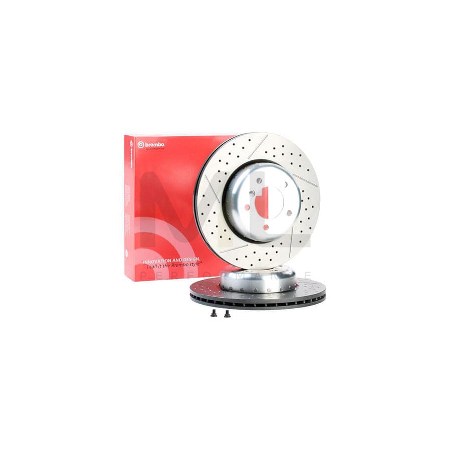 BREMBO TWO-PIECE DISCS LINE 09.C420.13 Brake Disc Internally Vented, Slotted / Perforated, Two-piece brake disc, Coated, High-carbon, with bolts/screws | ML Performance Car Parts