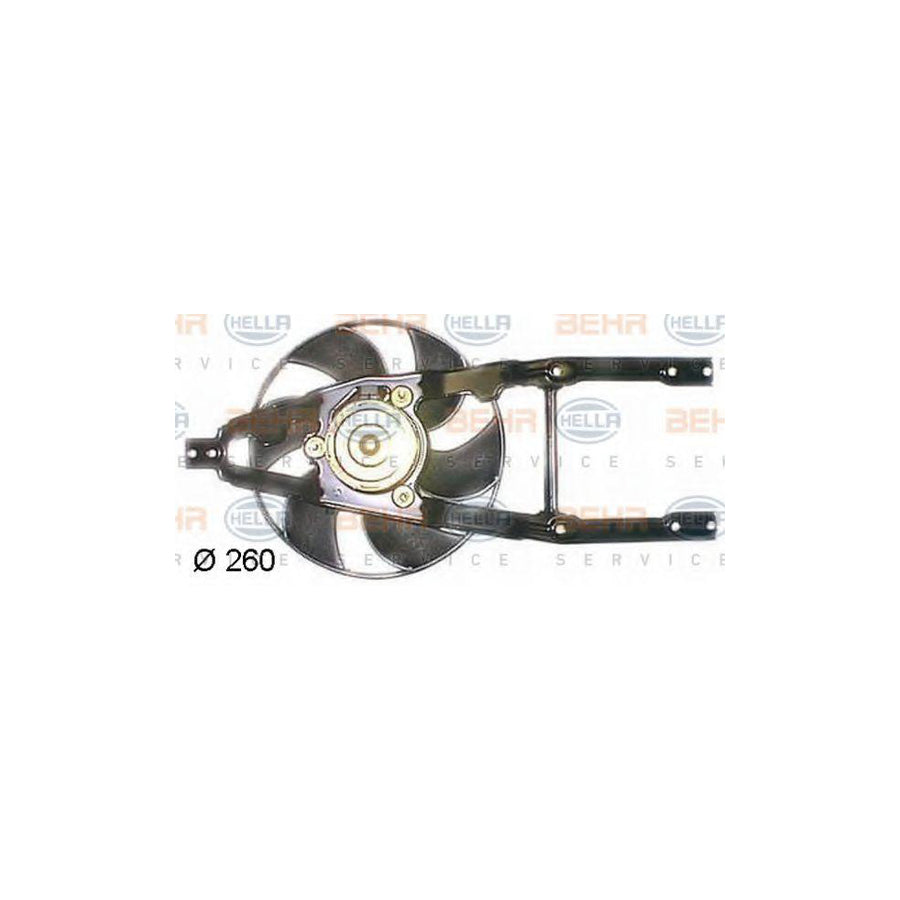 Hella 8EW 351 044-461 Fan, Radiator