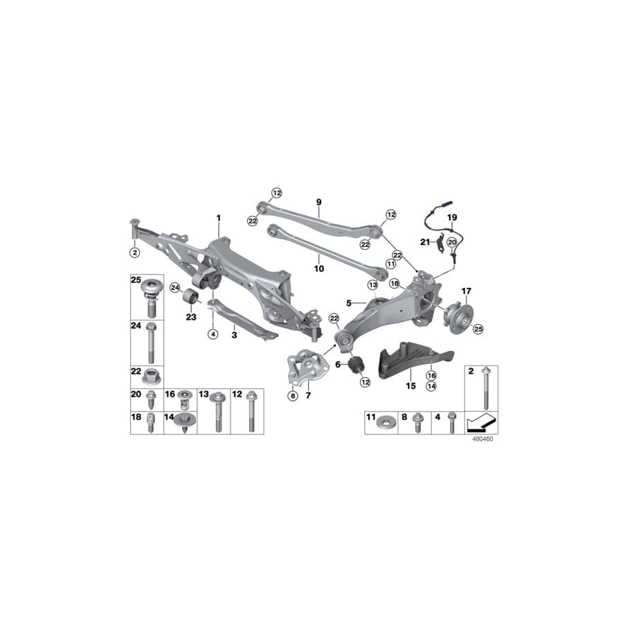 Genuine BMW Mini 34526858466 F46 Pulse Generator, Dsc Rear (Inc. 218i, One & X1 18i) | ML Performance UK Car Parts
