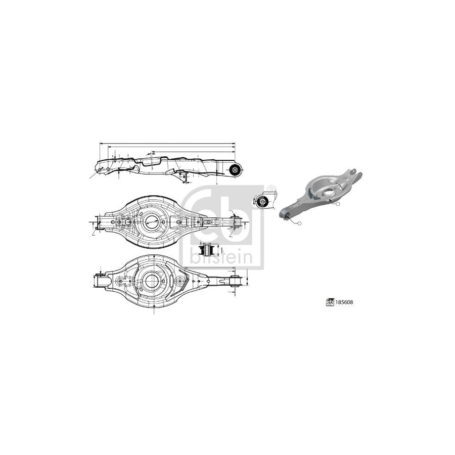Febi Bilstein 185608 Suspension Arm For Mazda Cx-5