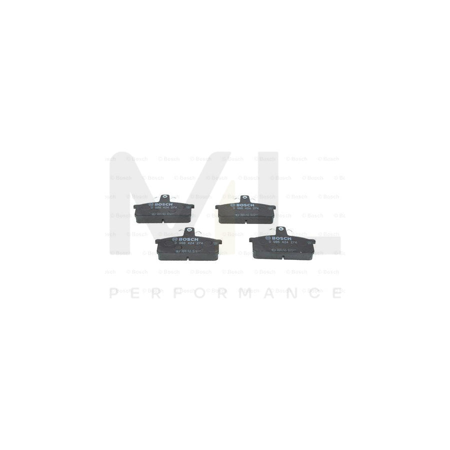 Bosch 0986424274 Brake Pad Set With Anti-Squeak Plate BP134 | ML Performance Car Parts