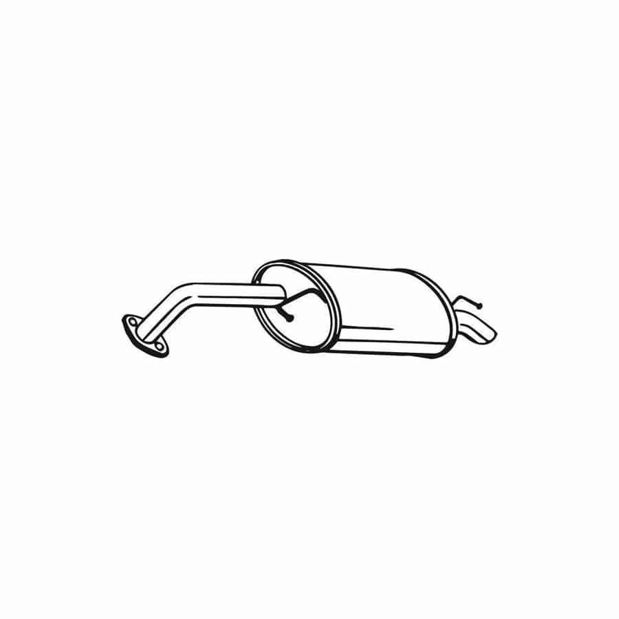 Bosal 128-013 Rear Silencer