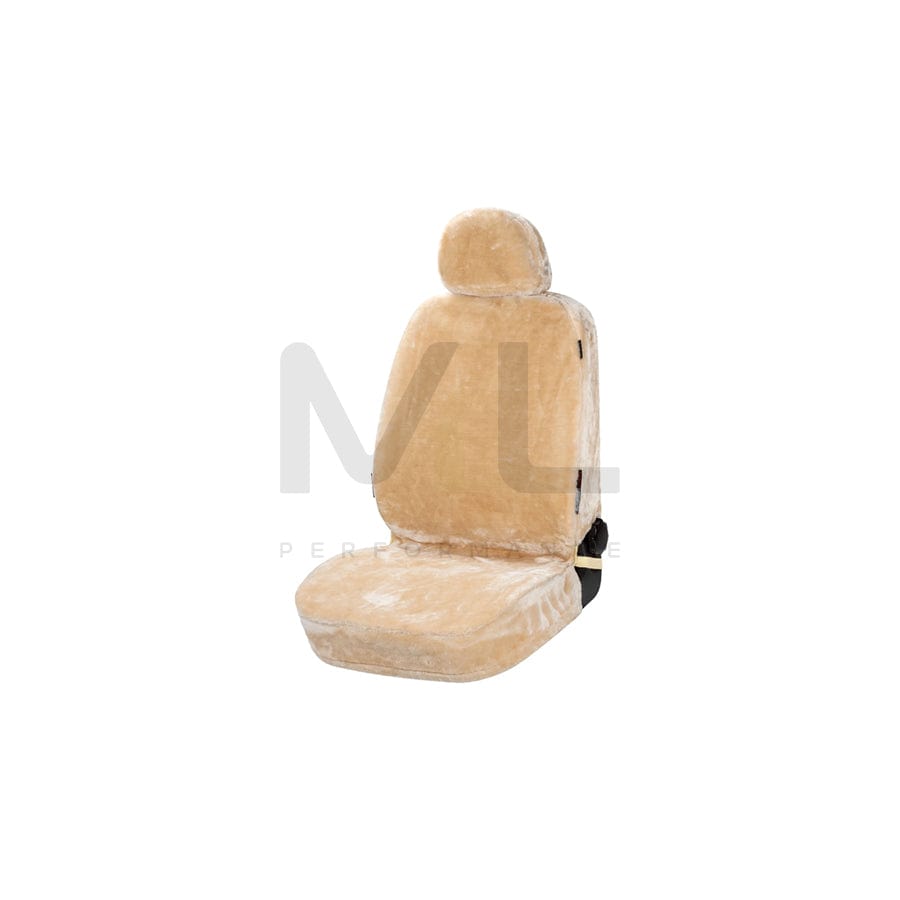 WALSER 20094 Car seat cover Beige, Polyester, Front | ML Performance Car Parts