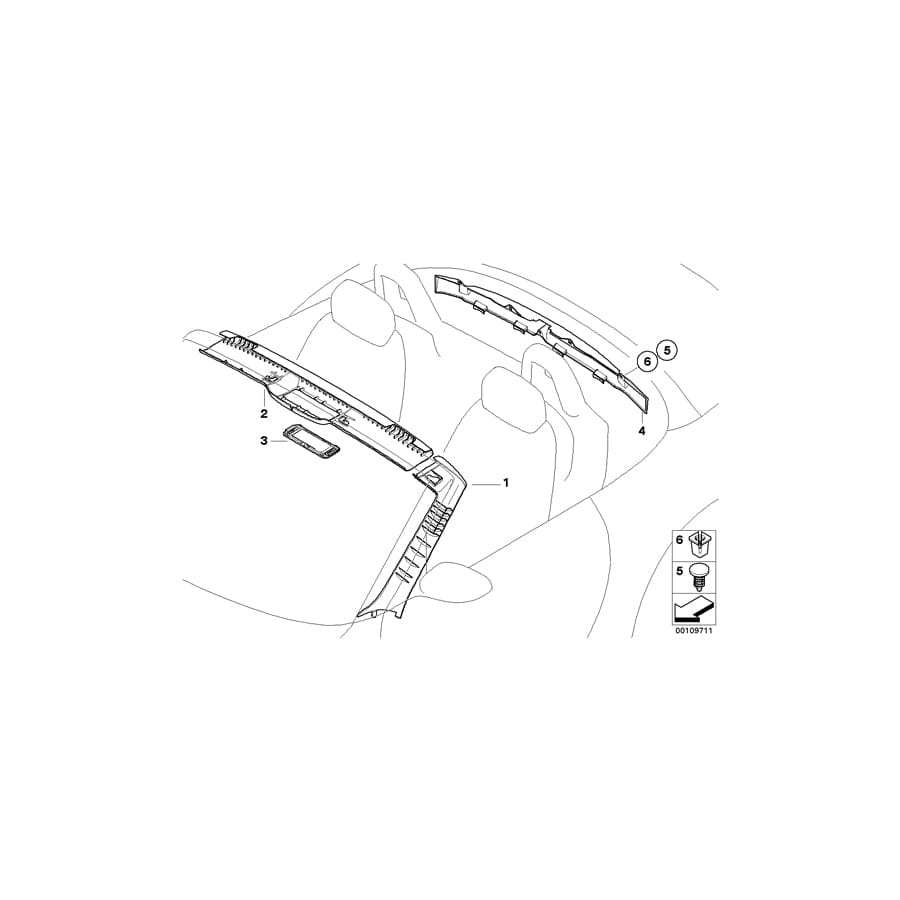Genuine BMW 51437110231 E85 Deflector (Inc. Z4) | ML Performance UK Car Parts