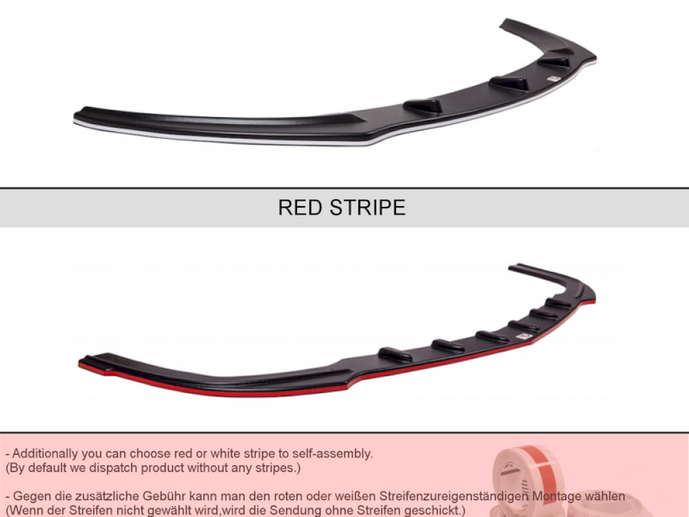 Maxton Design BMW 5 F11 M-pack Central Rear Splitter